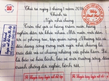 Địa chỉ lớp luyện viết chữ đẹp thầy Huế cô Thanh gần tiểu học Nhân Chính - Quan Nhân - Thanh Xuân